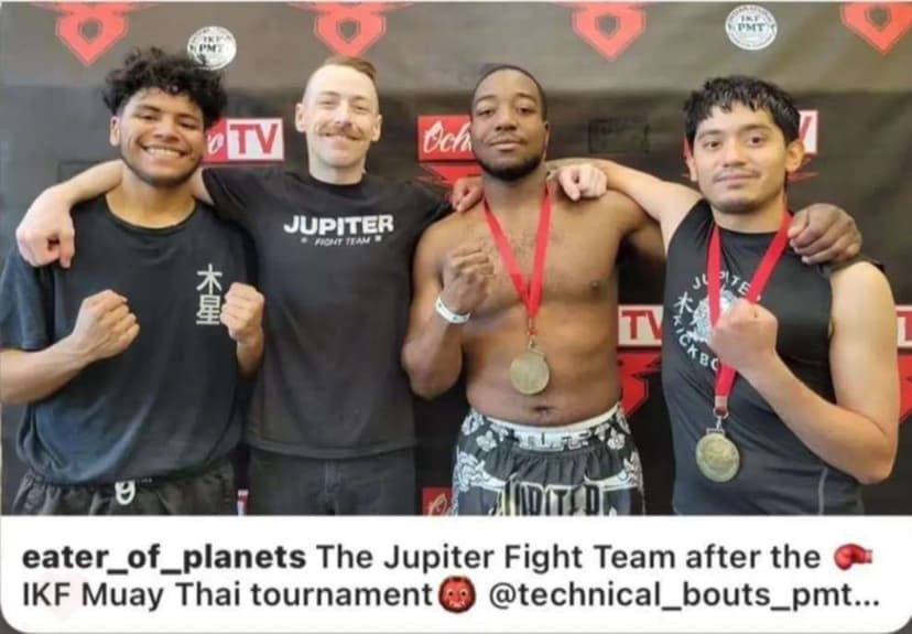 Fight team after IKF tournament